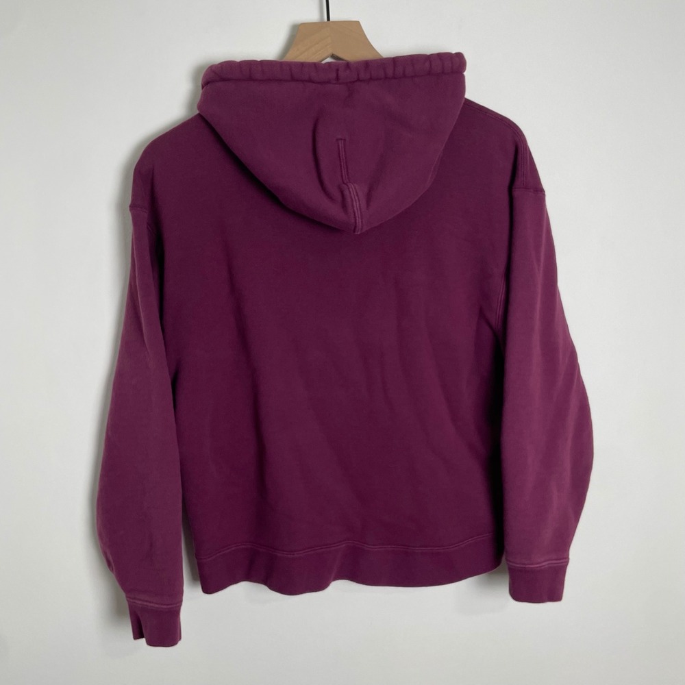 Nike Court Hoodie Women Medium Maroon Purple Tennis Pullover Sweatshirt Heritage - Picture 2 of 9
